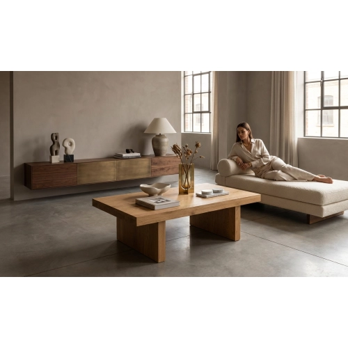 STOLIK KAWOWY DĄB OLEJOWANY DREWNO LITE STK-151